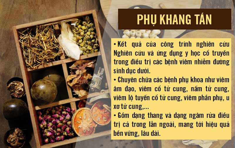 Phụ Khang Tán chữa viêm phụ khoa dứt điểm Phụ Khang Tán chữa viêm phụ khoa dứt điểm