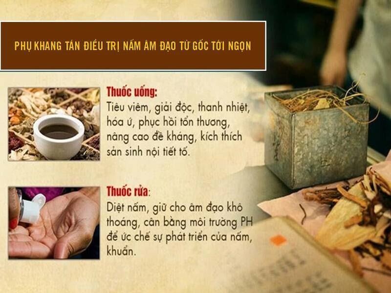 Thuốc Phụ khang tán có 2 dạng uống và dạng ngâm
