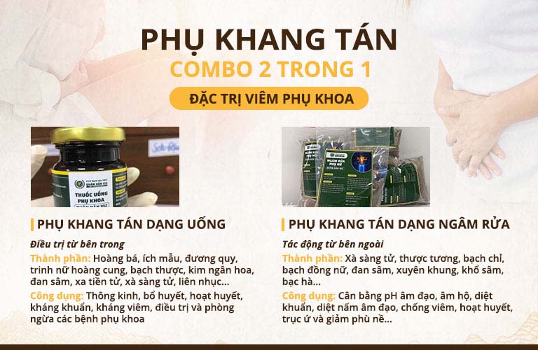 Combo 2 trong 1 của Phụ Khang Tán