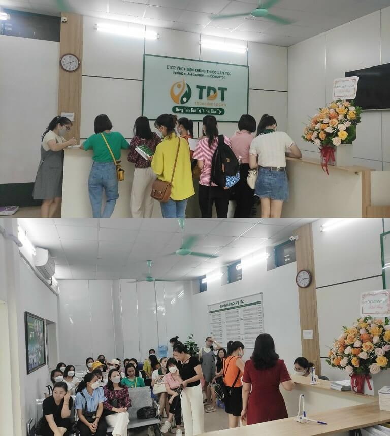 Bệnh nhân tìm đến Thuốc dân tộc để được bác sĩ Thanh Hà thăm khám