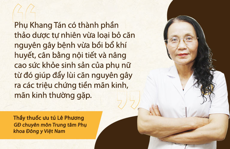 Bác sĩ Phương chia sẻ Phụ Khang Tán