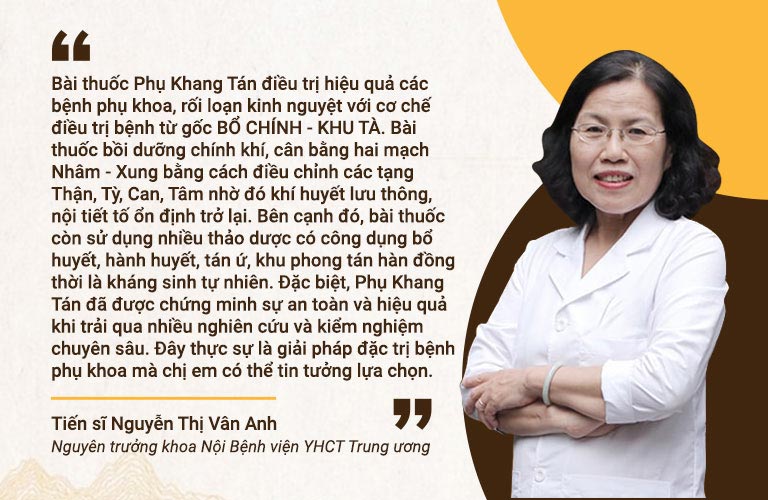 Đánh giá của chuyên gia về bài thuốc của Trung tâm