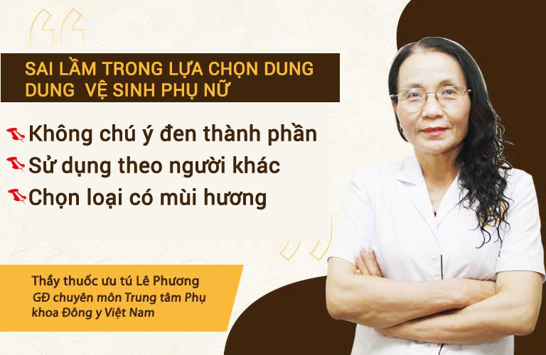 Sai lầm trong sử dụng dung dịch vệ sinh phụ nữ