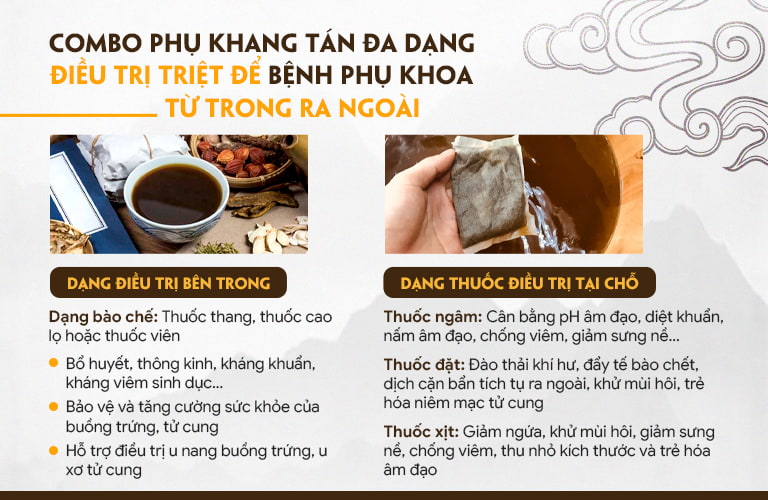 Các dạng bài chế của Phụ Khang Tán