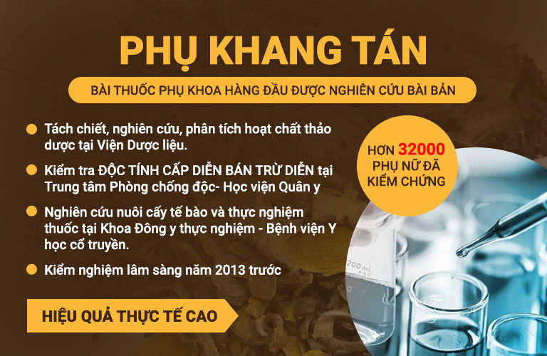 Bài thuốc đã được nghiên cứu bài bản