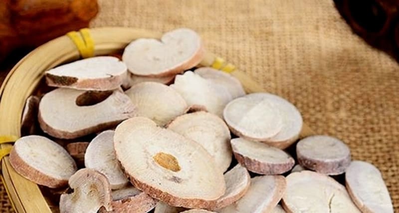 Bạch thược là một vị thuốc được dùng trong bài thuốc ngâm của Bệnh viện YHCT Quân Dân 102