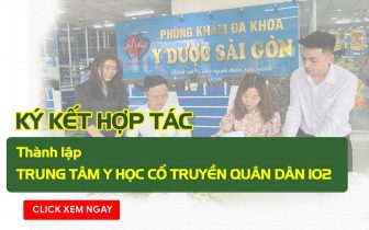 Lễ ký kết giữa Quân Dân 102 và phòng khám đa khoa Y dược Sài Gòn