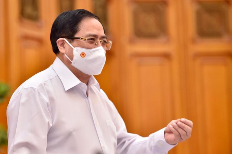 Thủ tướng Chính phủ Phạm Minh Chính chủ trì cuộc họp Thường trực Chính phủ về việc mua vaccine phòng COVID-19