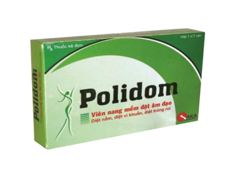 Thuốc đặt trị nấm âm đạo Ấn Độ Polidom