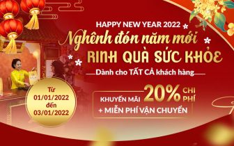 Chương trình khuyến mãi tri ân khách hàng tại Trung tâm nhân dịp Tết Dương lịch 2022