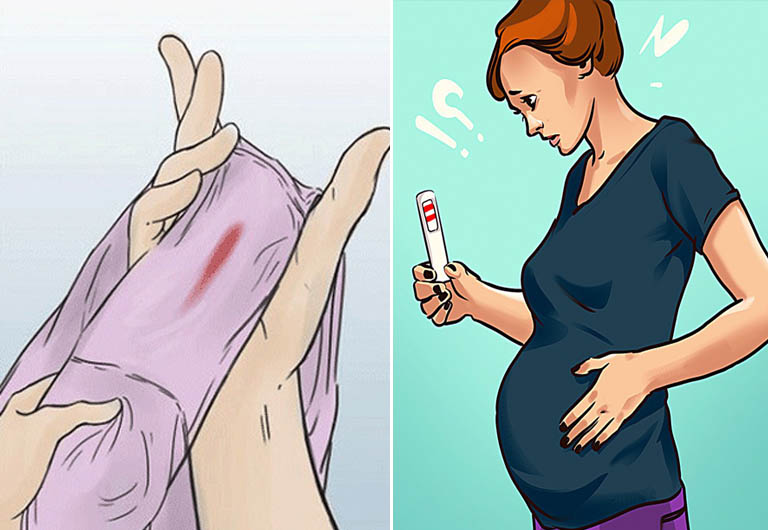 Huyết trắng có màu hồng nhạt có thể là dấu hiệu thông báo thai kỳ